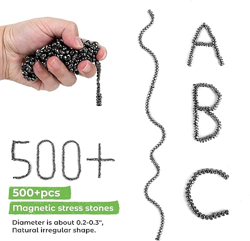 Miniatura 3 de 1100 piezas de masilla de ferrita, juguetes para ansiedad, juguetes para adultos, juguetes de escritorio para aliviar el estrés y la ansiedad,