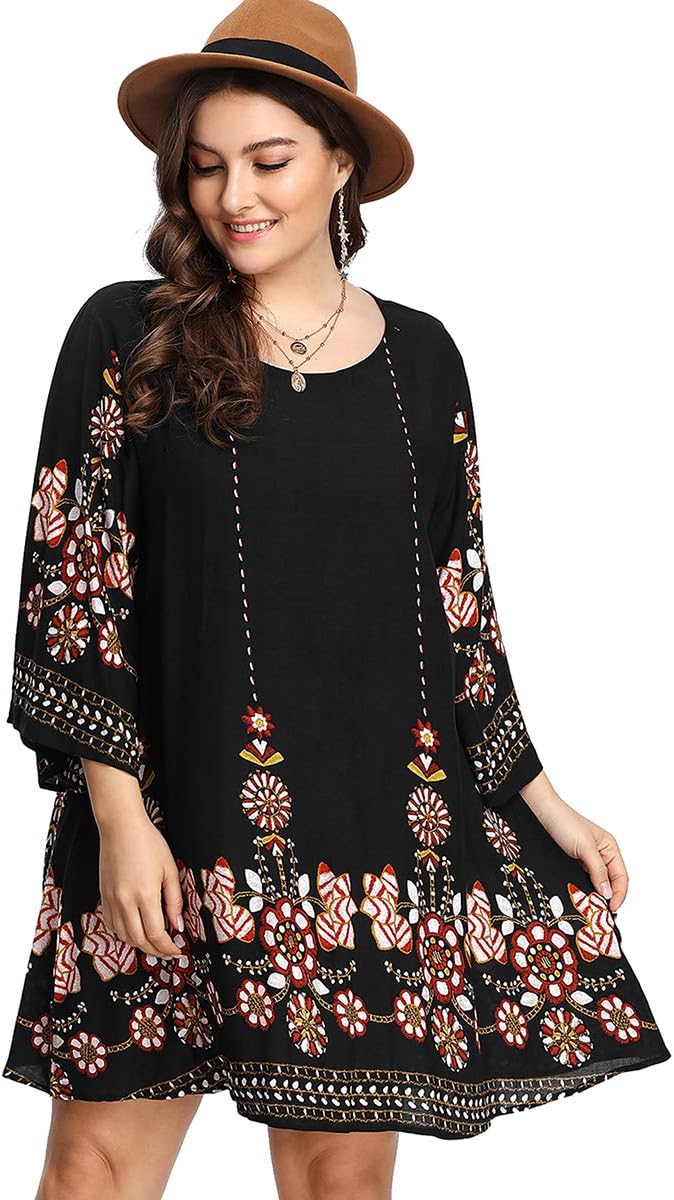 bohemian dresses for plus size women