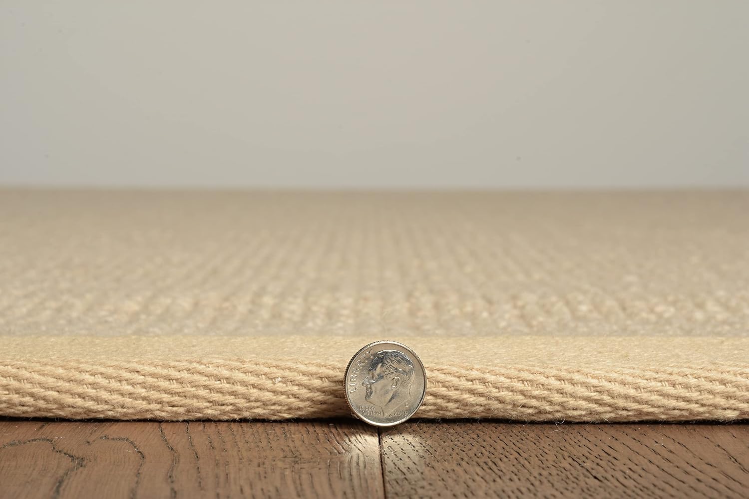 Linon RUG-AT010281 Athena Collection Athena & Beige, Brown, 8 x 11