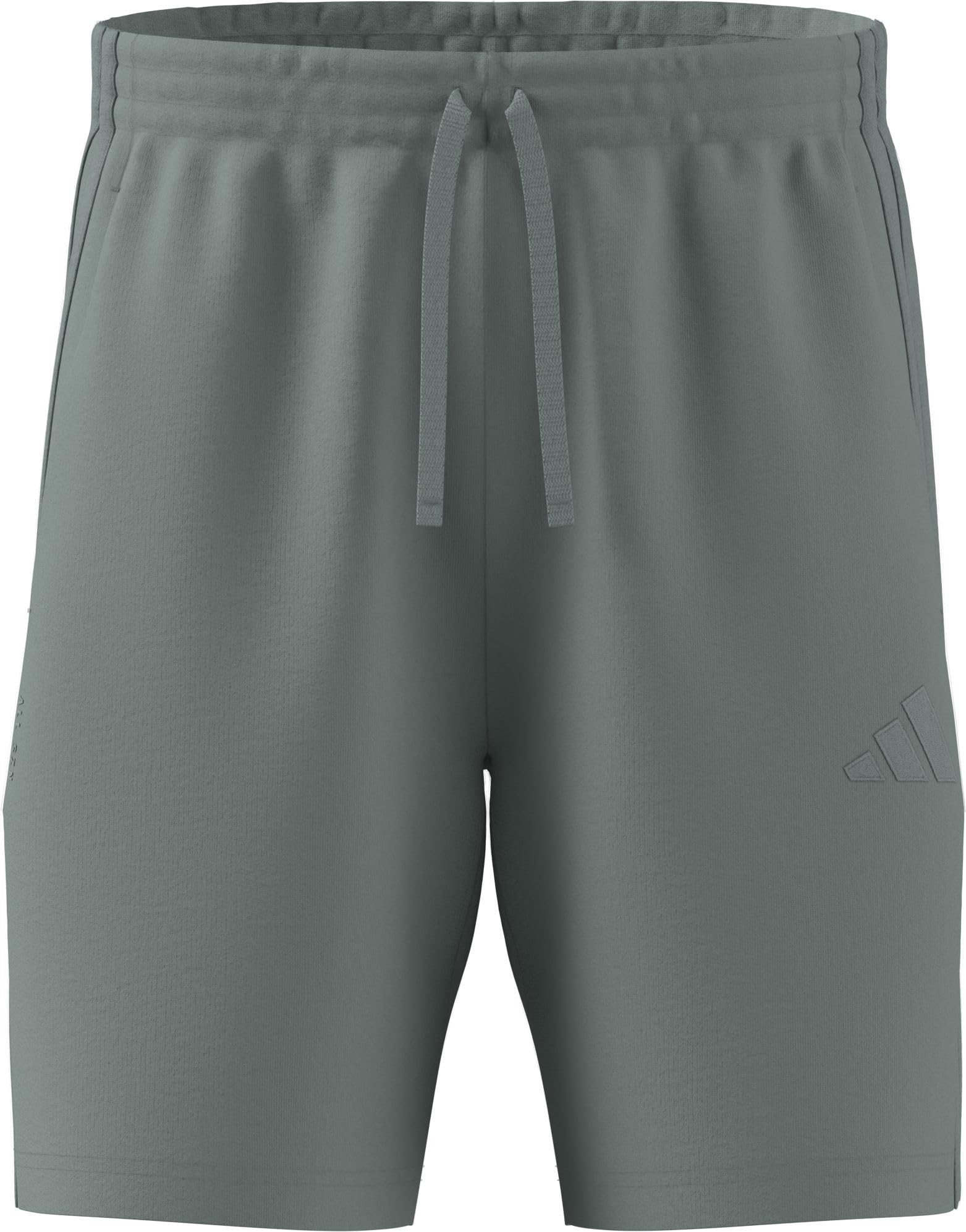 adidas Men's All SZN French Terry Washed 8 Inch Shorts, Wonder Sage, M