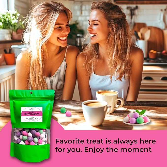 Woodcha Confites de Menta Cubiertos de Chocolate Negro 16 oz Envasado miniatura 5