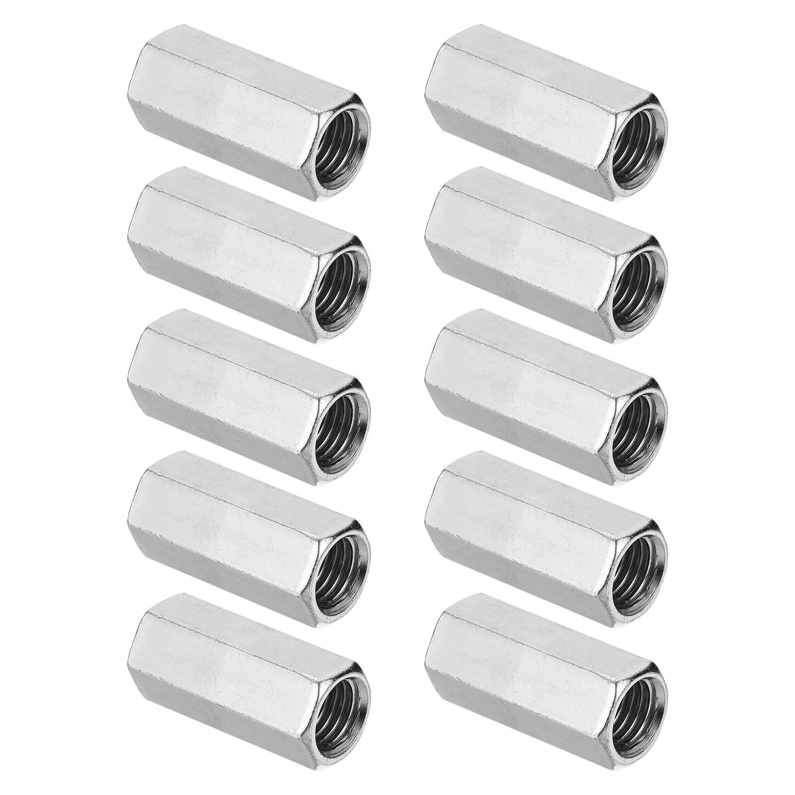 PATIKIL 5/16"-18 UNC Hex Coupling Nuts