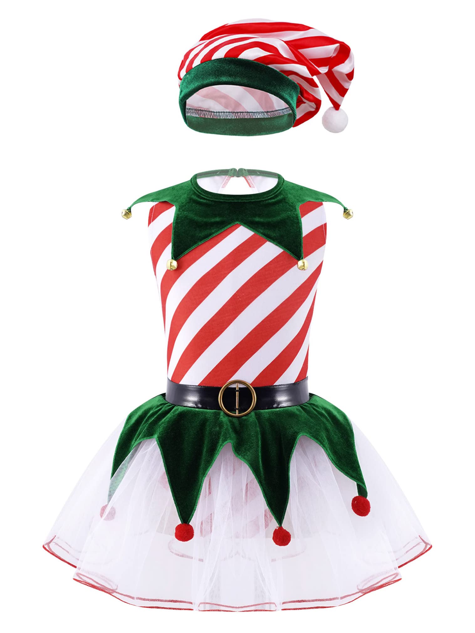 Amazon.co.jp: [FEESHOW] 子供用 バレエ ダンスドレス クリスマス