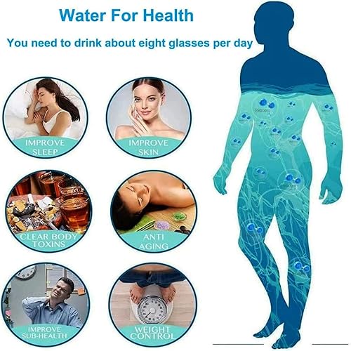 Miniatura 5 de Generador de botellas de agua de hidrógeno, paquete de 2 unidades 2025 w SPEPEM Tech, ionizador de agua hidrogenado portátil, máquina de agua