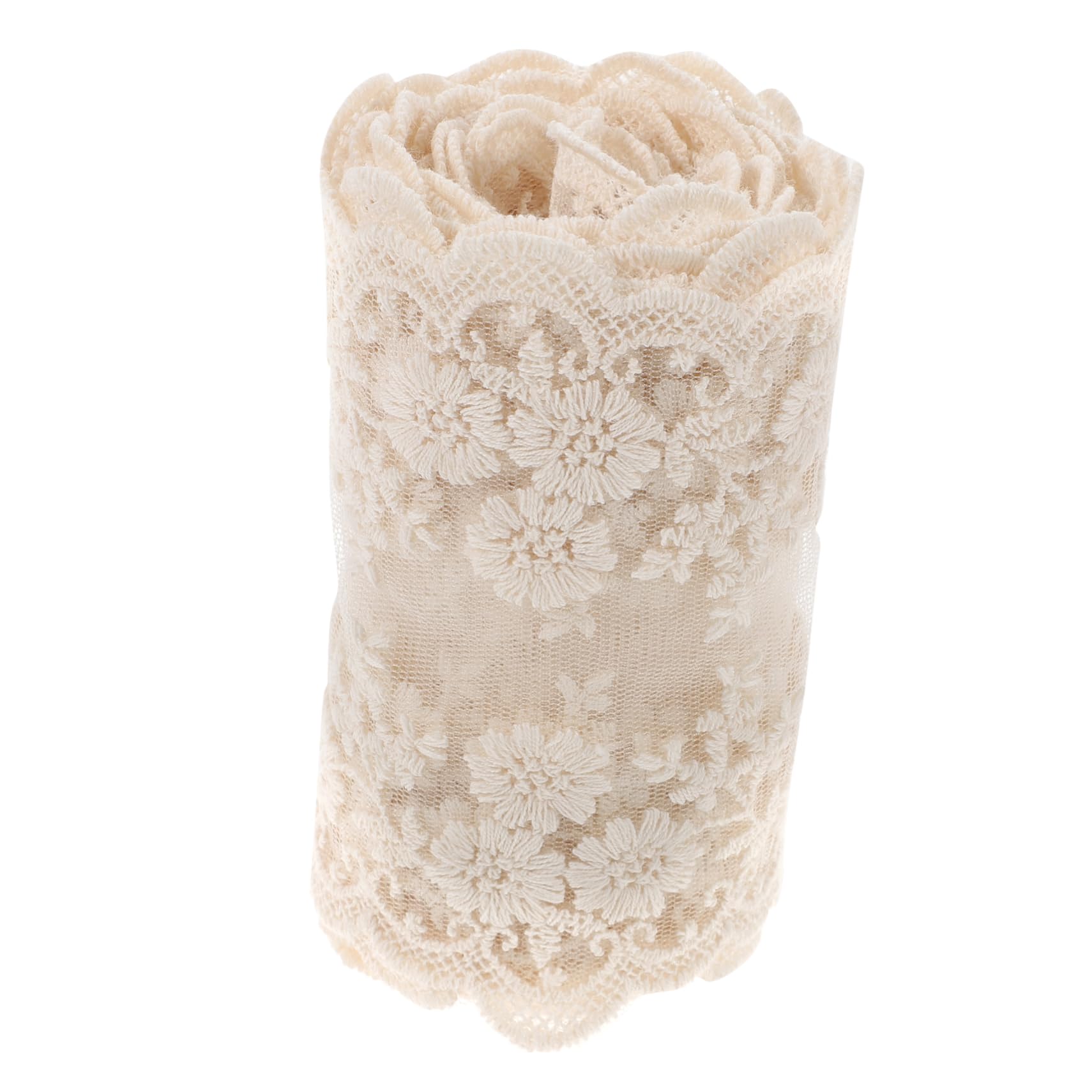 STOBOK 3rollos Encaje Sin Elastano De Metros Para Manualidades Adorno Elegante Para Ropa y Accesorios De Boda Para Decorar Vestidos y Accesorios De Costura