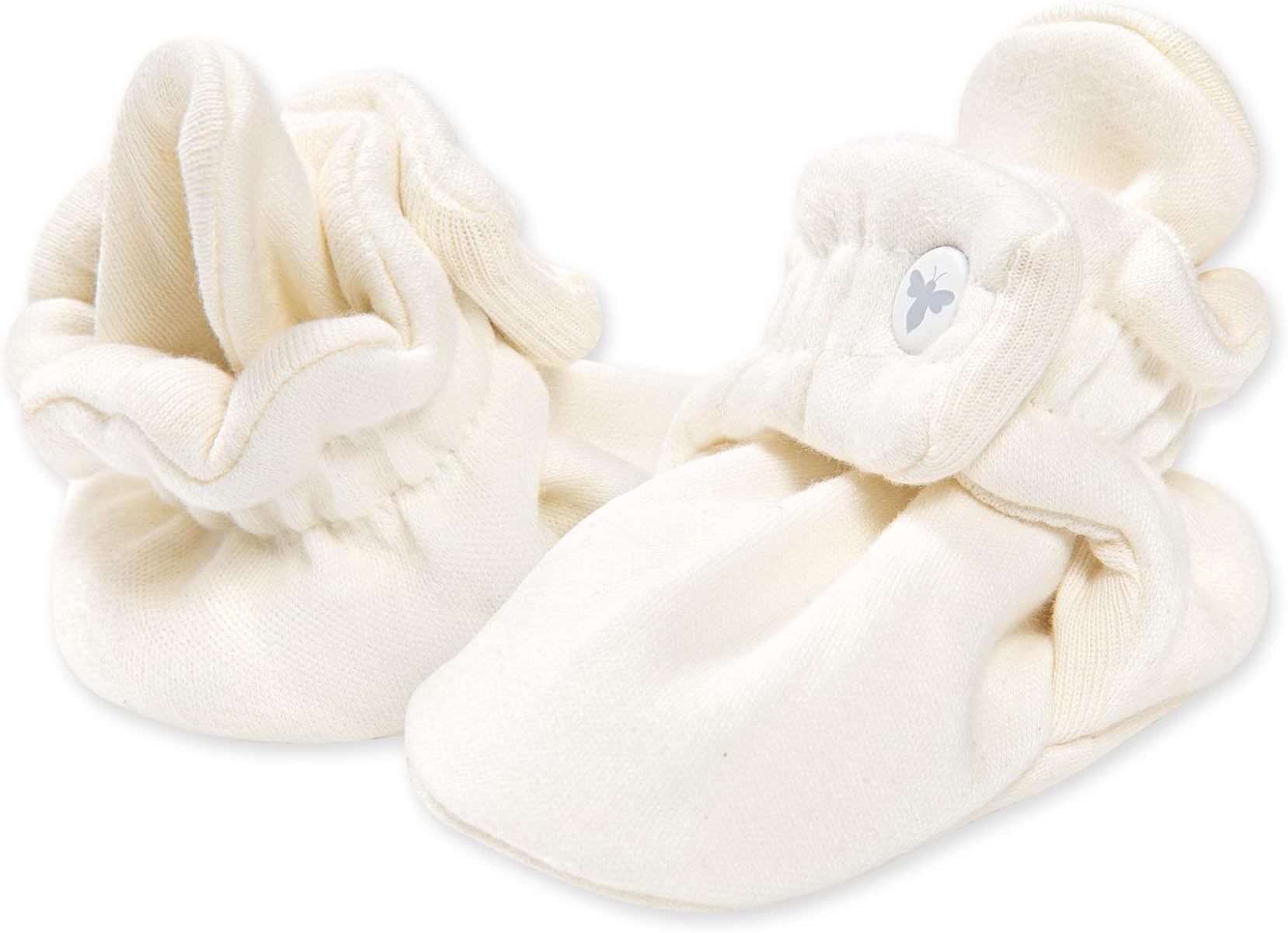 Burt's Bees Baby Unisex 100% Organic Cotton, Adjustable Booties