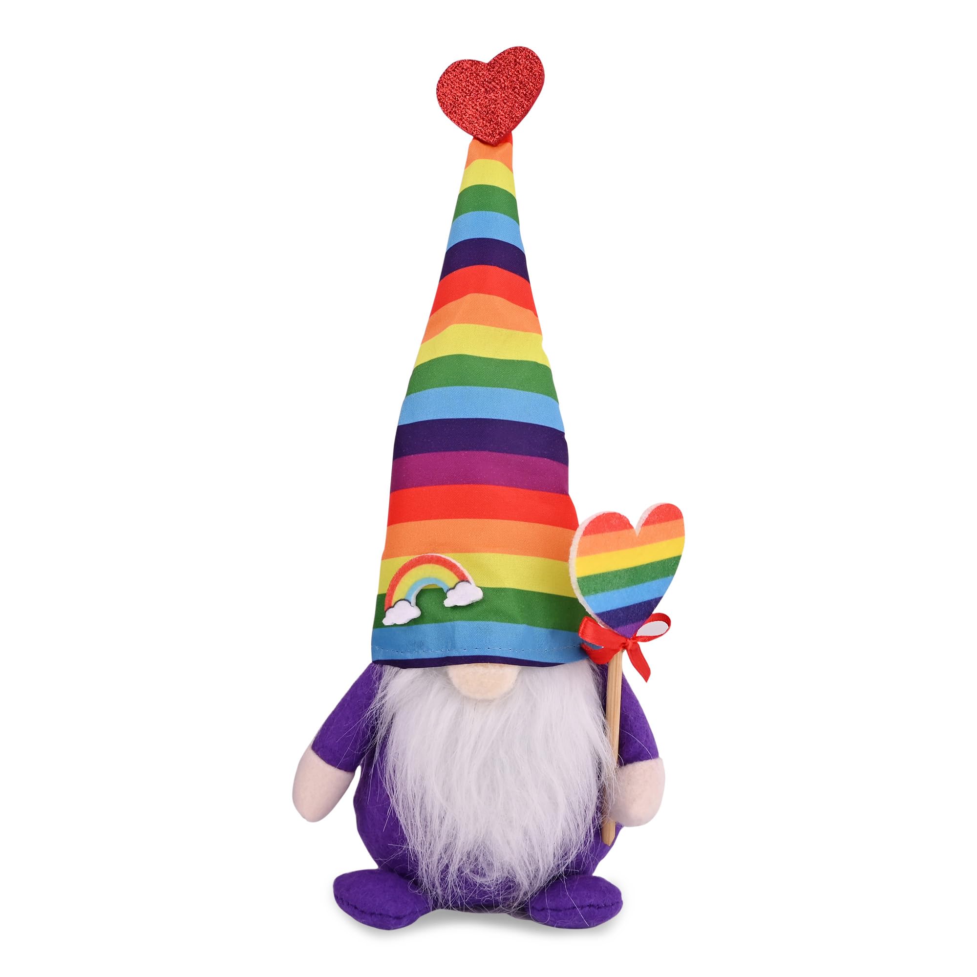 Rainbow Gnome, Pride Decorations, LGBTQ+ Gay Lesbian Queer Bi Trans Gifts, Stuffed Gnomes Plush for Christmas Home Decor