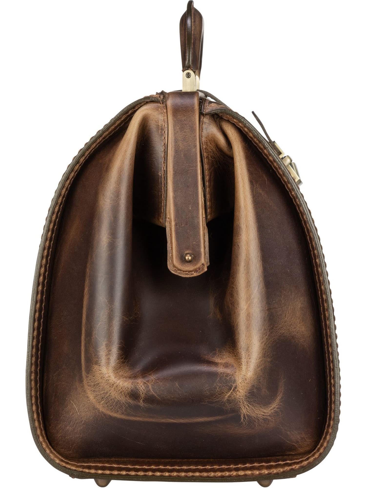Greenburry - Maletín de cuero (41 cm), Marrón teca
