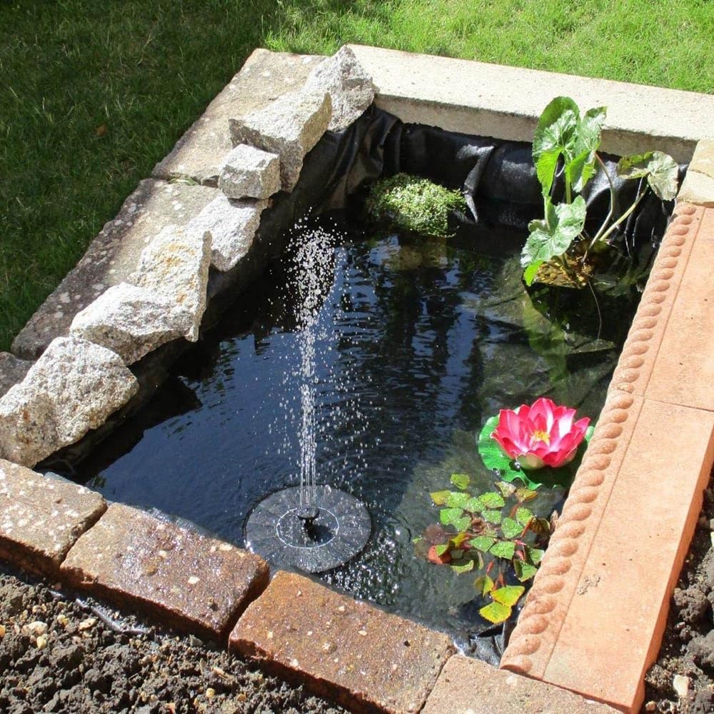 Telo per laghetto in HDPE Resistente 9x10 m (29,5 Piedi x 32,8 Piedi) Membrana Nera Flessibile per laghetti e laghetti da Giardino Rivestimento Impermeabile e Durevole Vari
