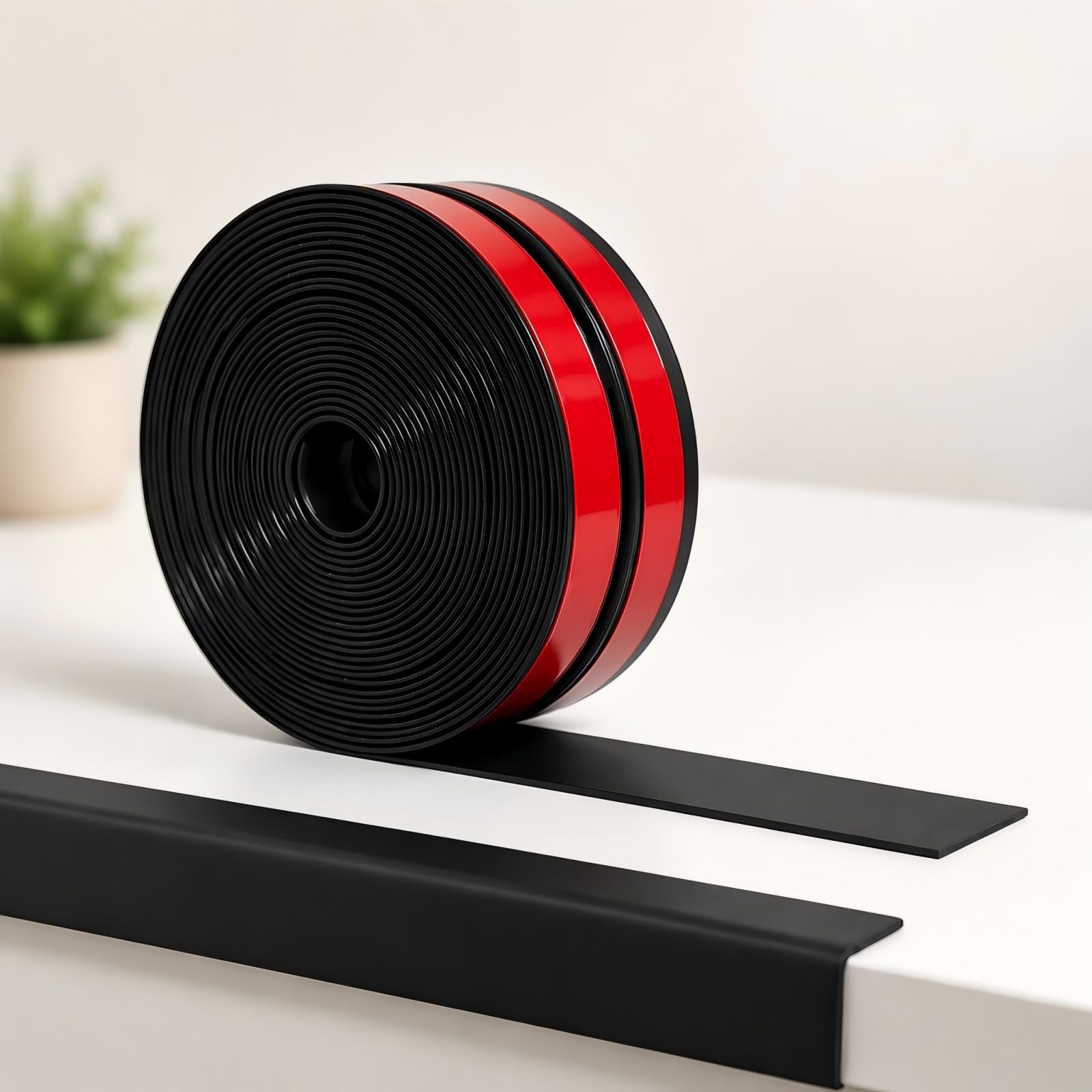 NETFLO Flexible Moulding Trim 10mx40mm PVC Self Adhesive Corner Trim