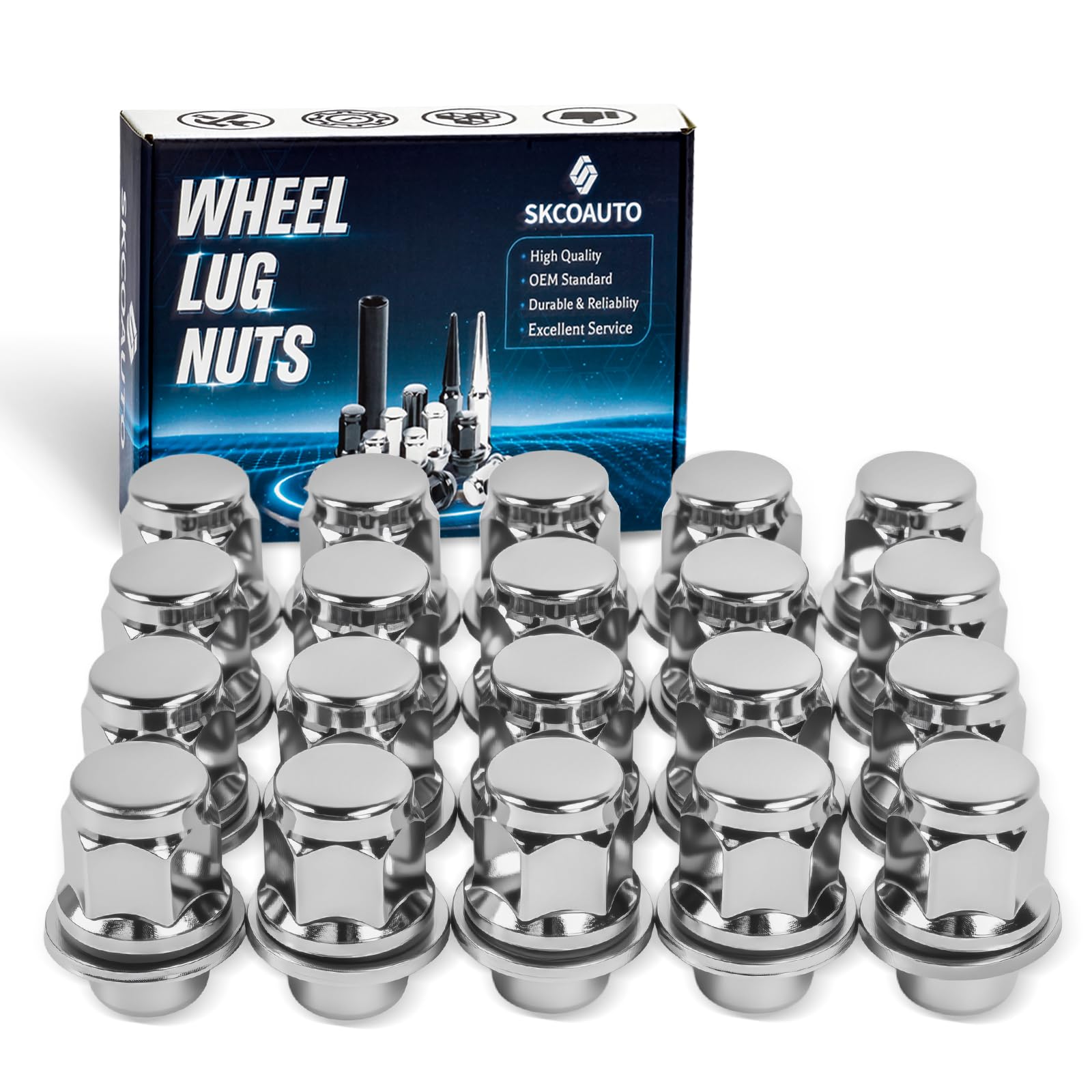 M12x1.25 Lug Nuts 20 pcs for G37 370Z