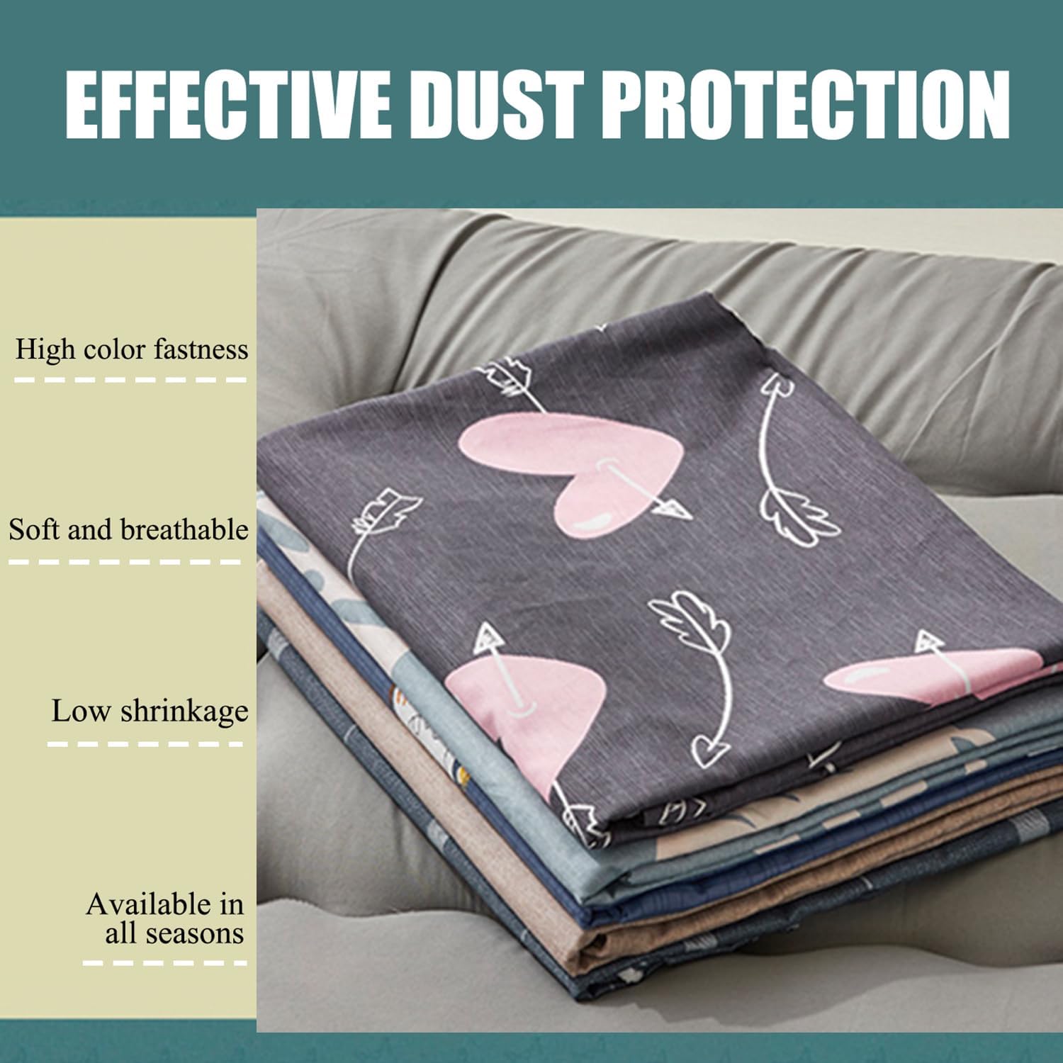 B,90x200cm,LDLCYCN Pure Cotton Futon Mattress Cover with Zipper Futon Protective Cover Floor Futon Mattress Cover Dustproof Mattress Protector Full Wrap Sleeping Mat Dormitory Bedroom