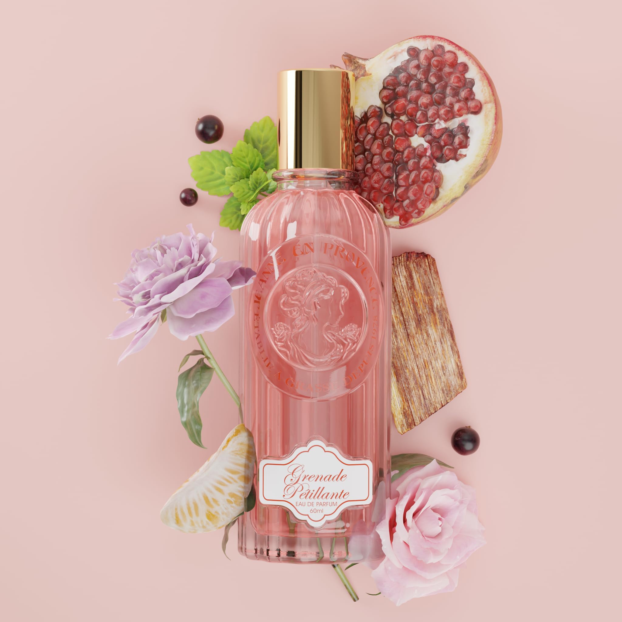 Jeanne en Provence - Grenada musująca - woda perfumowana - 60 ml - Wyprodukowano we Francji
