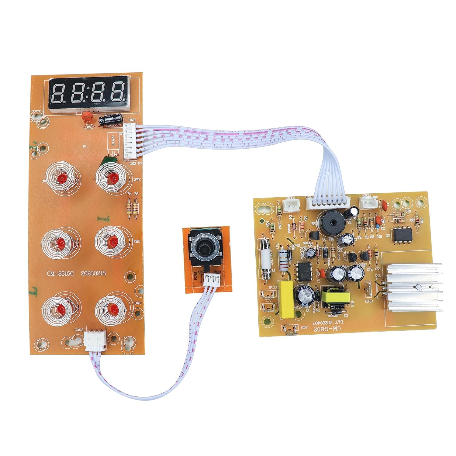 DHRUVPRO Universal Induction Infrared Motherboard with Lamp Panel (Horizontal) & Knob Plate