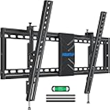 MOUNTUP TV Wall Mount Tilting for Most 37-84 Inch TVs, TV Mount with Level Adjustment Low Profile Space Saving Tilt Wall Mount TVs Bracket, Fits 16