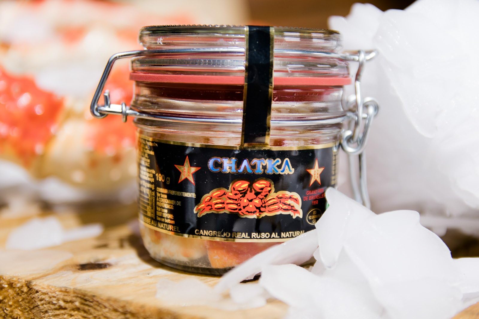 Chatka King Crab 100% Legs (jar) (310g)