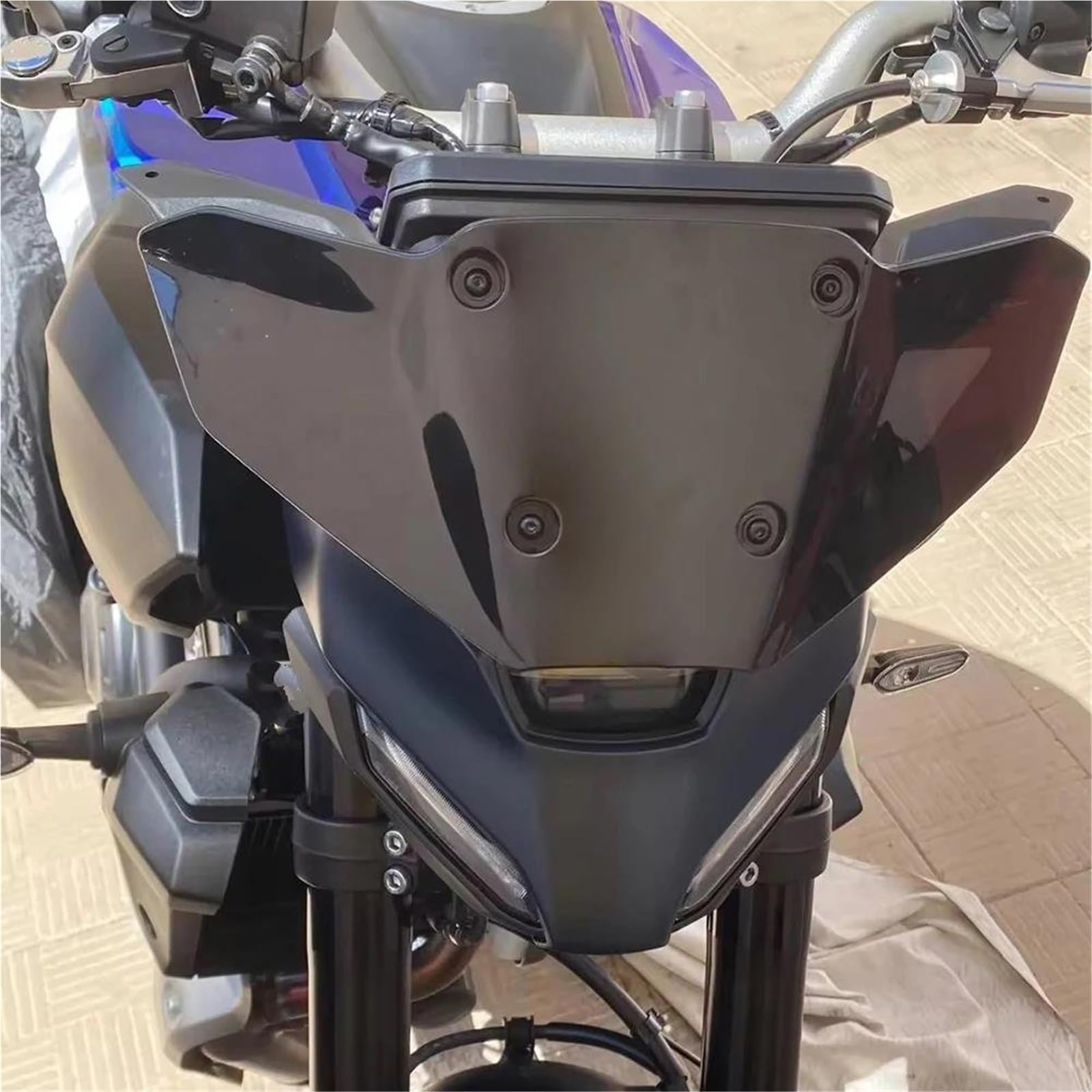 Deflettore Deflettore Parabrezza Per Moto Per YAMAHA MT-07 MT07 MT 07 2025 2026 Spoiler Estensione Cupolino Parabrezza Per Moto