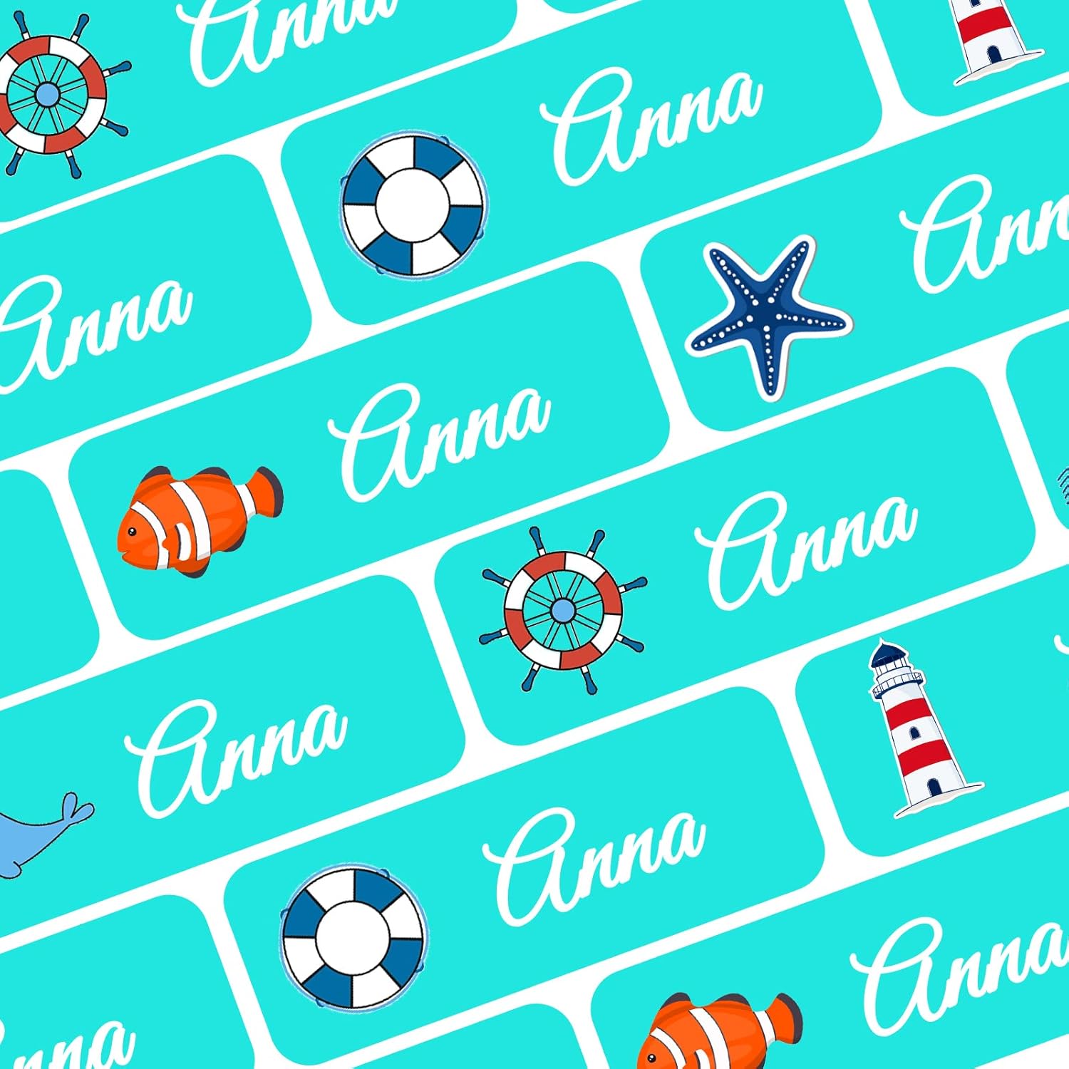 120 PCS Personalized Labels for Kids Waterproof,Custom Name Stickers Labels for