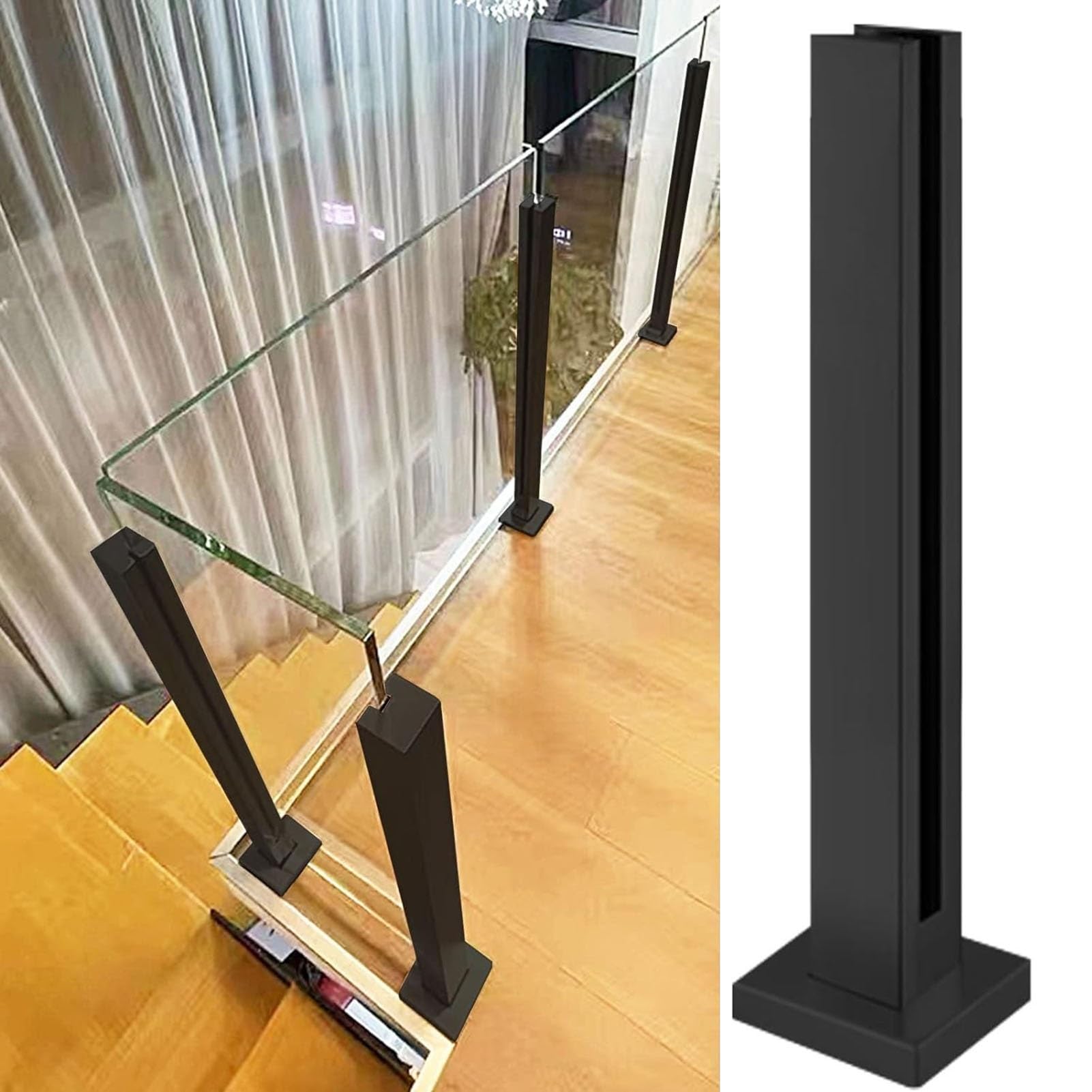 Garde-Corps en Verre et Acier Inoxydable 304 Premium pour Escaliers et Balcons