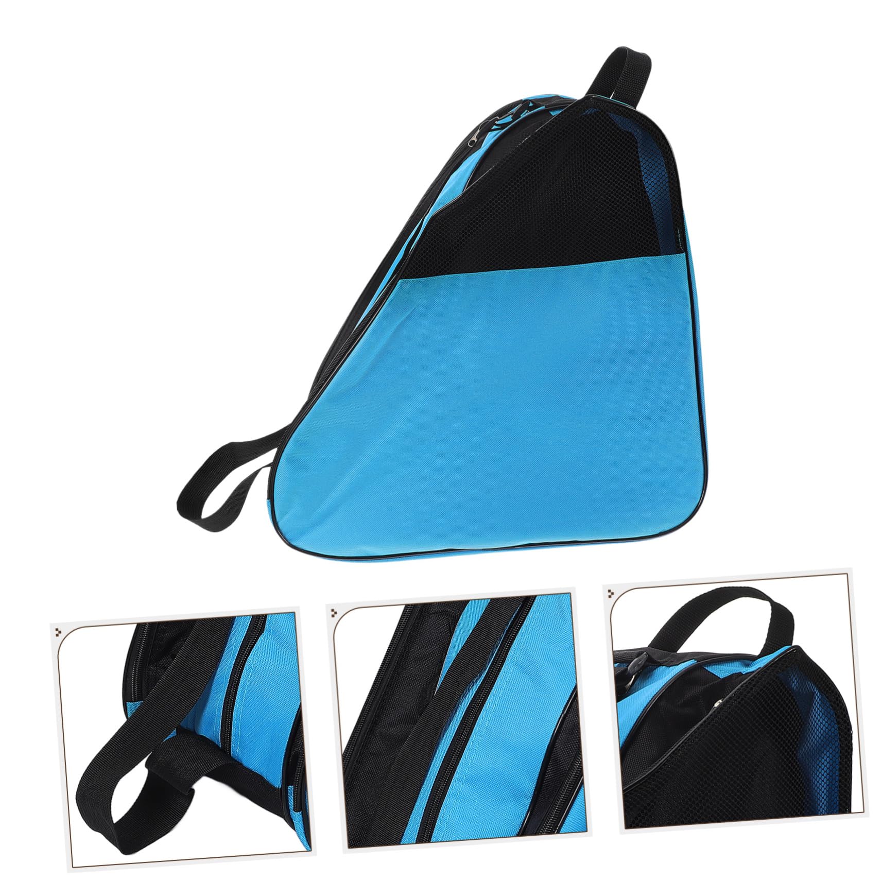 ifundom Er Borsa Per Pattini Borsa A Tracolla Per Pattini Da Donna Borsa Per Pattini Er Skates Organizer Borsa Per Pattini Schienale In Linea Accessori Er Schienale In Tessuto Oxford Nero
