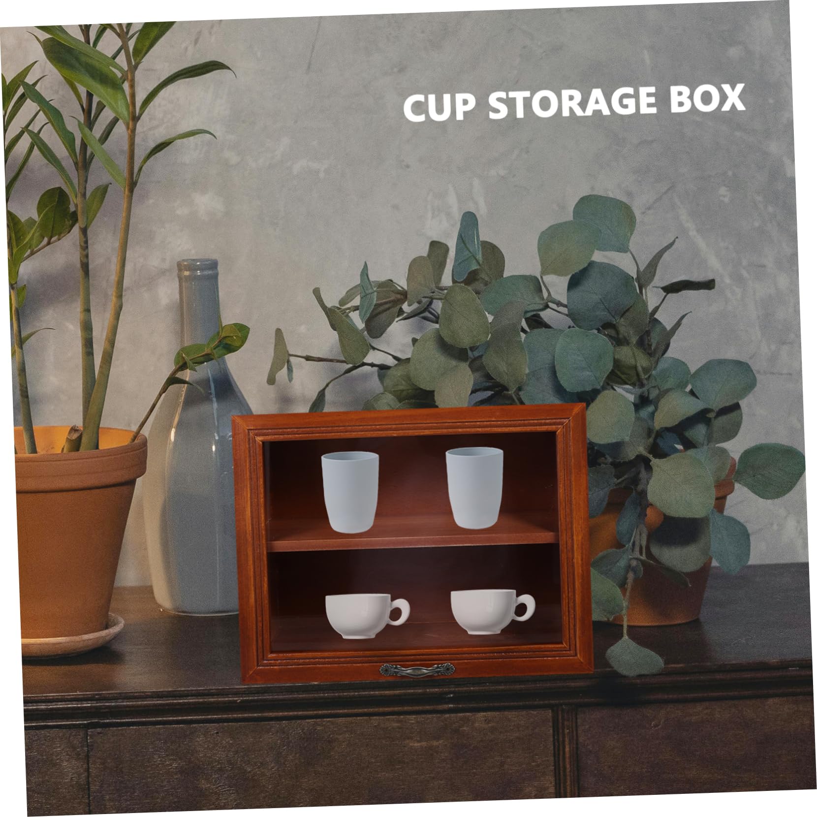 Healeved Boîte de Rangement pour Cosmétiques, 1 Pièce, Présentoir à Thé