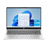 HP 14 inch Laptop, HD Display, Intel Core i3-N305, 8 GB RAM, 256 GB SSD, Intel UHD Graphics, Windows 11 Home in S Mode, Natural Silver, 14-ep0299nr