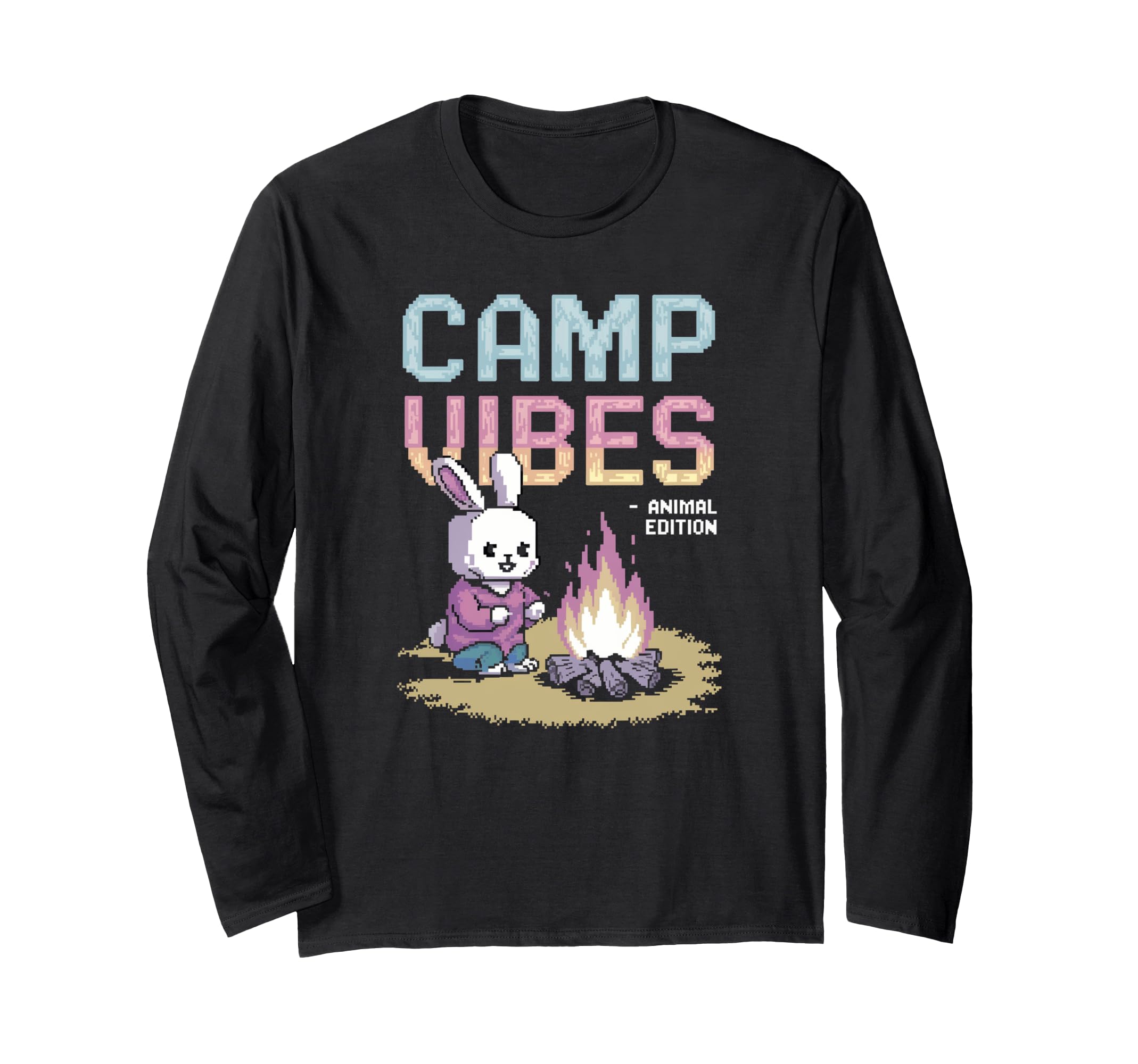 [ KIRSH ]★WITTY BUNNY CAMPING GRAPHIC CROP T-SHIRT WITTY BUNNY CAMPING GRAPHIC CROP T-SHIRT [WHITE] - KIRSH