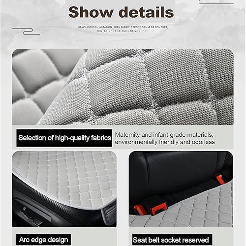Miniatura 8 de Fundas de asiento de automóvil, cojín universal para asiento de automóvil, almohadilla protectora para asiento trasero para automóvil, camión, SUV y