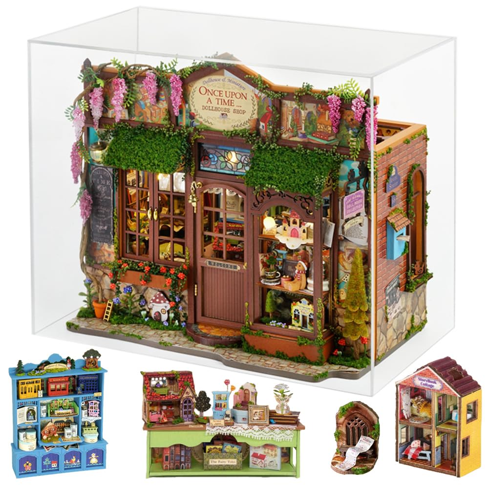 Kit de rincón de libro 3D exquisito hecho a mano, kit de construcción de casa de muñecas en miniatura, artículos de construcción de casa de muñecas para creatividad, regalo de cumpleaños de Halloween
