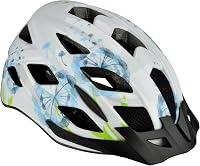 Fischer Urban Flower kerékpáros sisak világító rendszerrel - fehér/kék - S/M (52-59 cm) 1