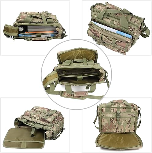 Miniatura 5 de Maletín táctico, 15 "hombres mensajero bolsa militar maletín para hombres