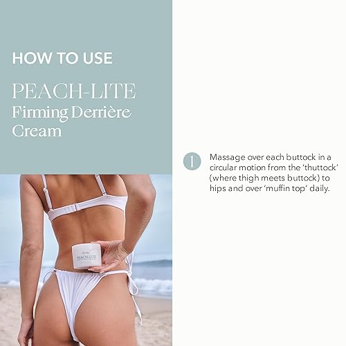 Miniatura 4 de Legology Peach-Lite Super Lift Crema Reafirmante Anticelulitis Botín 5.9 fl oz