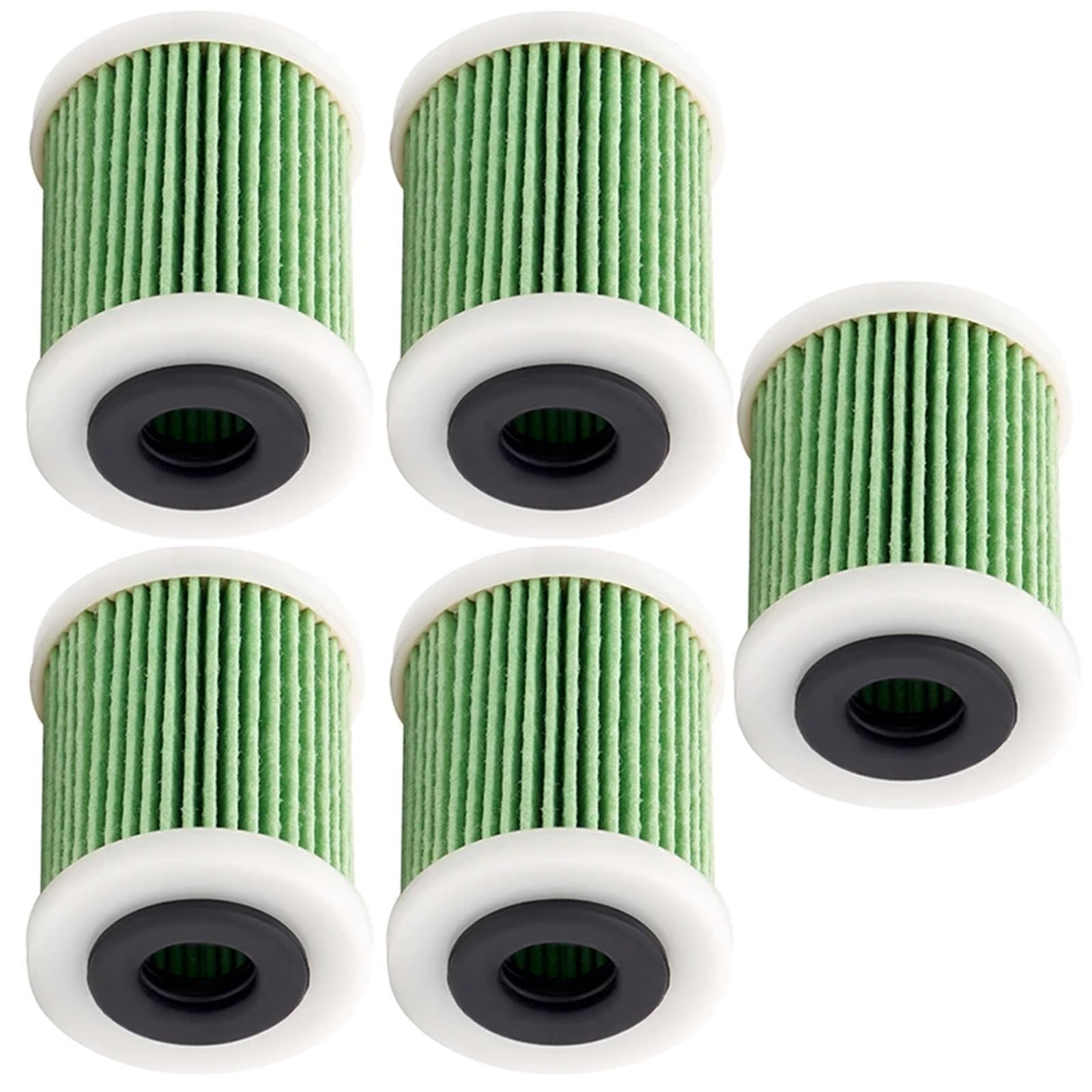 Limpiador de filtros aceite y gasolina para motocicletas para Yamaha VZ150 a VZ300 F150 a F350 Suzuki DF Reemplazo del filtro de aire(5 Pcs)