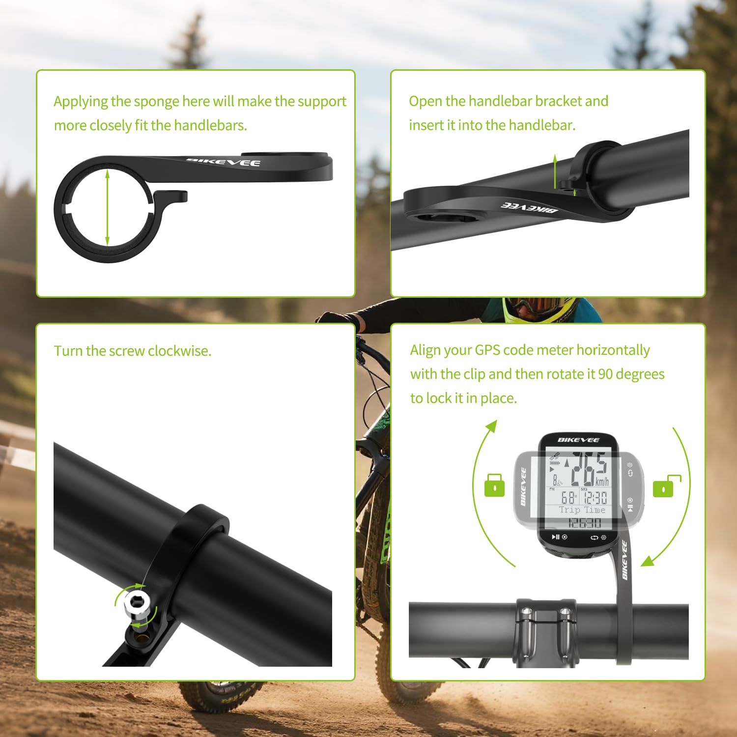 Amazon.co.jp: Bikevee Outフロントマウント Garmin Edge GPSバイク
