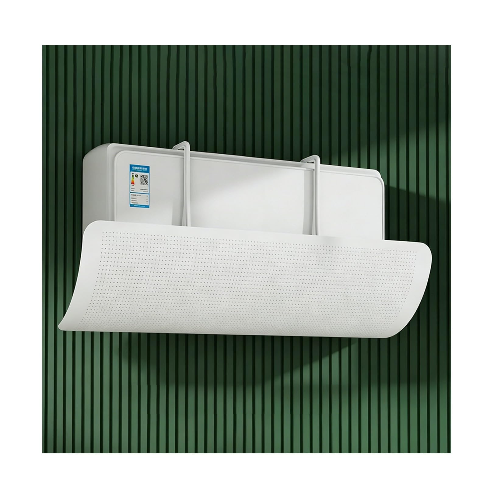 HBOOMOEM Mini Split Air Deflector, Window Air Conditioners Windshield Universal, Prevents Direct Airflow; Adjustable Design; Easy to Install, No Drilling Required.(Standard model)
