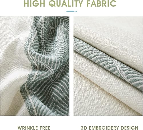 Miniatura 10 de Cosmine Mantel de Navidad impermeable para mesa de comedor, mantel rústico de cocina de granja, mantel rectangular de lino de algodón para bufé y