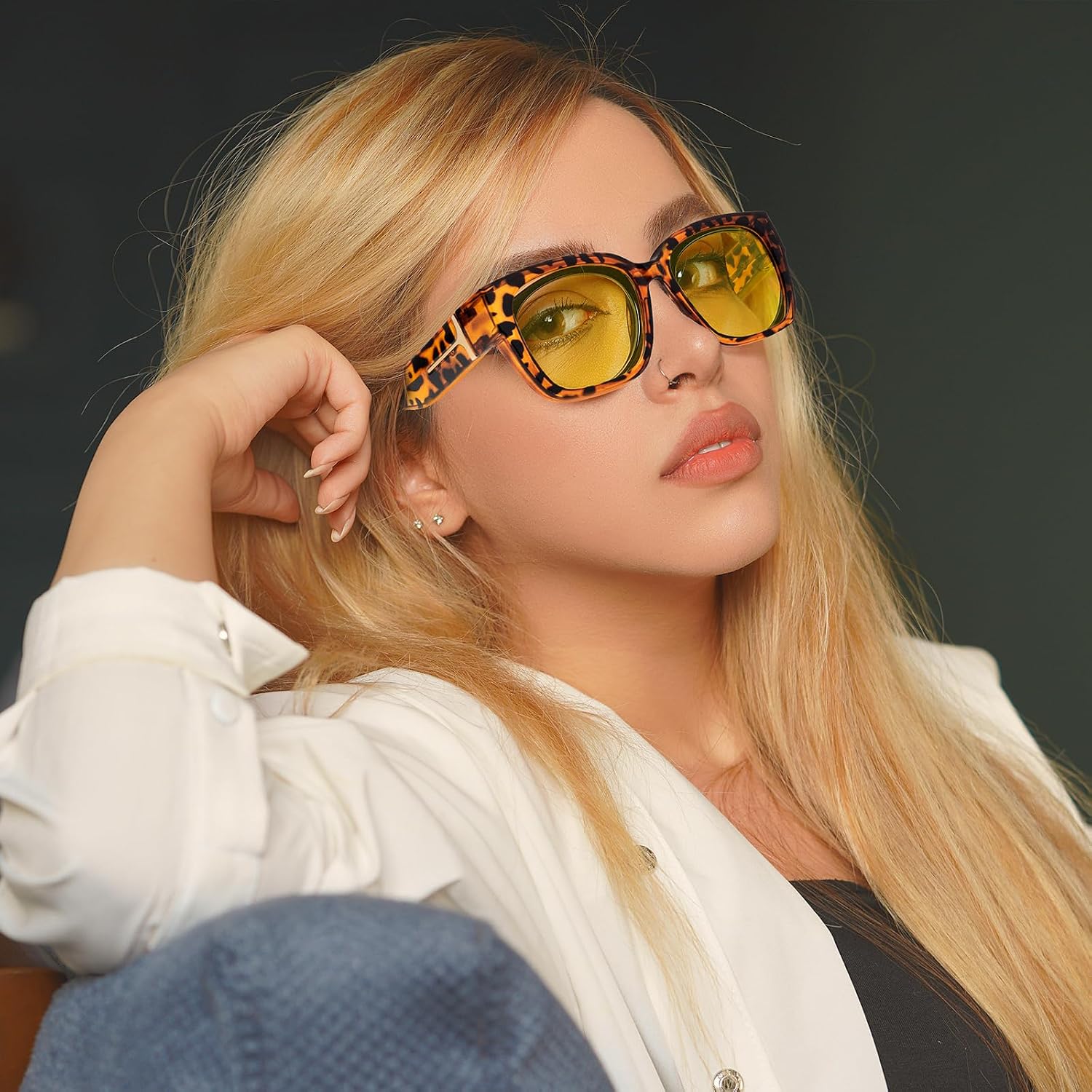 Face Shadow Polarized Sunglasses Fit Over Glasses for Women UV400 Lens image 3