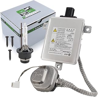 partszen W3T19371 Xenon Headlight Ballast for Honda Accord CR-Z Odyssey Mazda CX-5 CX-9 3 5 Mitsubishi Outlander Lancer Evolution Acura TL TL-S TSX ILX ZDX RDX MDX CSX with Igniter and D2S Bulb