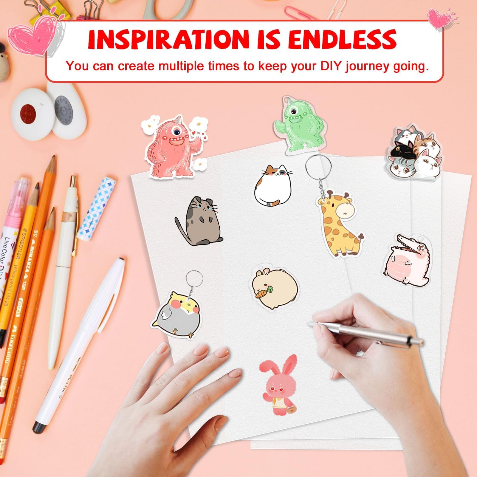 Shrinky Dink Sheets - DIY Jewelry & Crafts -3 Shrinky Dink Sheets - DIY Jewelry & Crafts -3