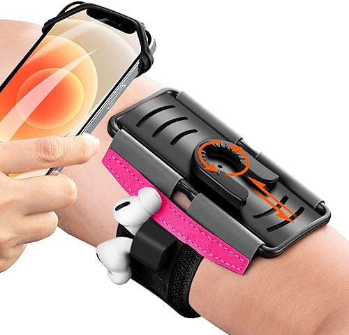 Newppon Bandas de brazo de teléfono para correres brazo desmontable y giratorio de 360 resistente al agua para Samsung Galaxy S23 S22 S21 S20 Ultra