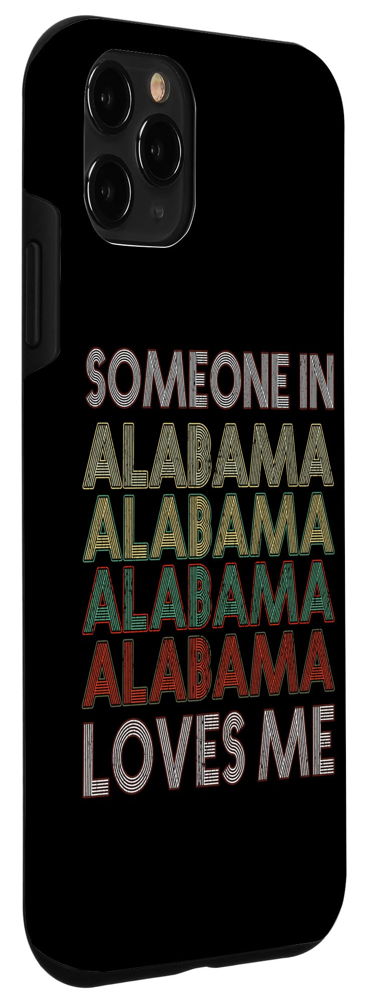 iPhone 11 Pro Someone In Alabama Loves Me State Retro Vintage Case - Image 3