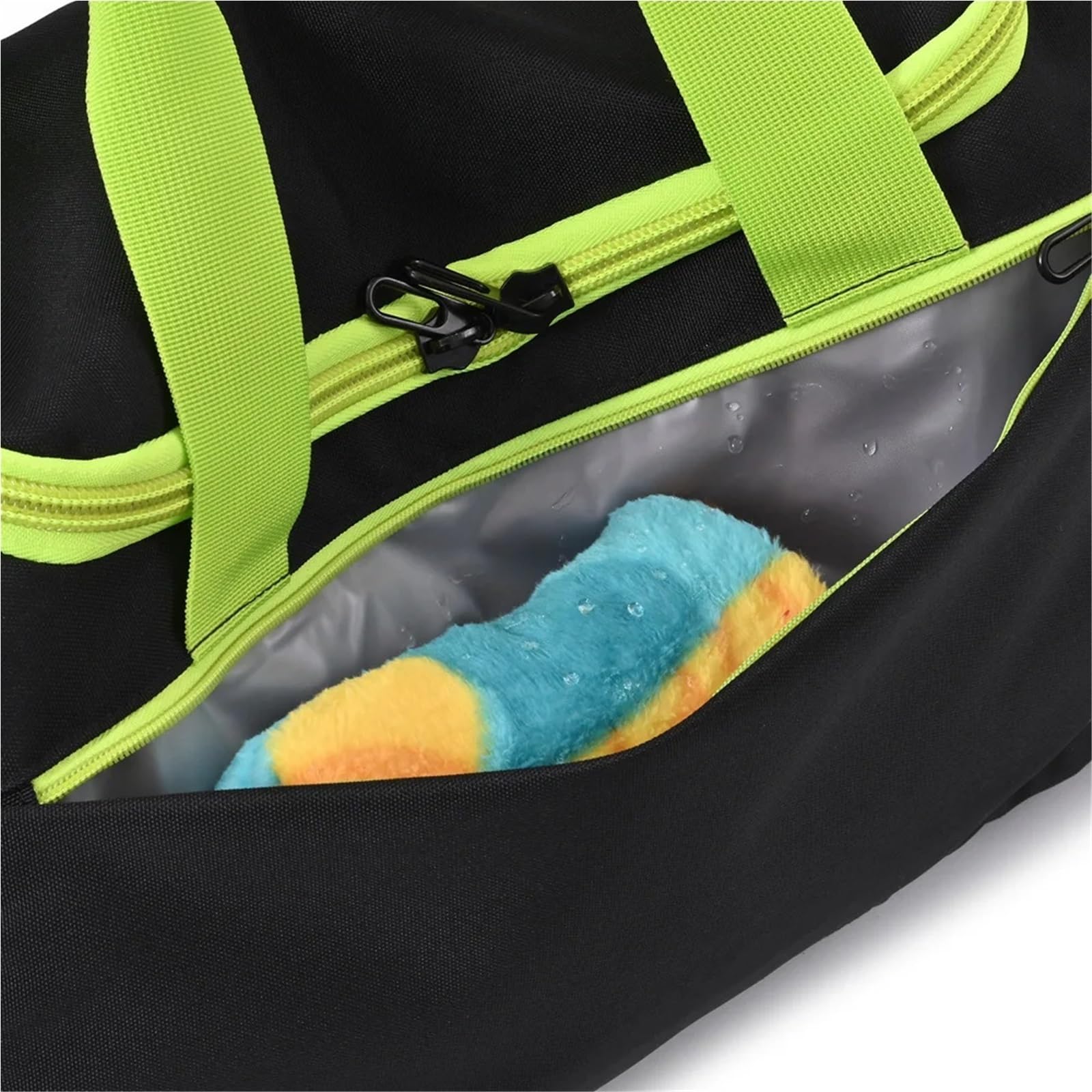Sporttasche Wet Dry Separation Exercise Bag Waterproof Shoulder Handbag Yoga Bag Canvas Luggage Sports Bags(Black 9009)