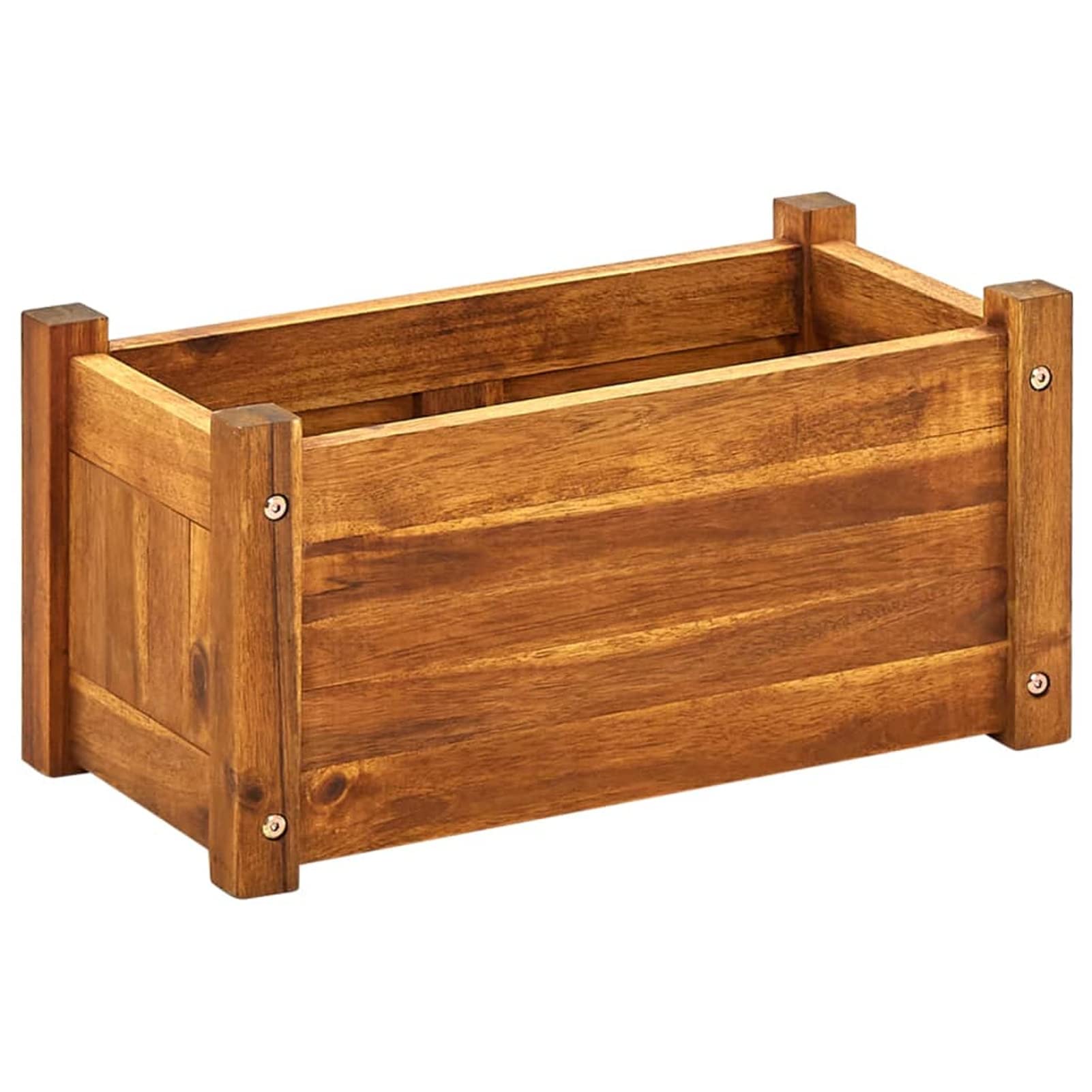 ShGaxin Arriate, Tavolo da coltivazione, Orto Domestico, Coltivazione di piante aromatiche, Arriate da giardino, in legno di acacia 50x25x25 cm