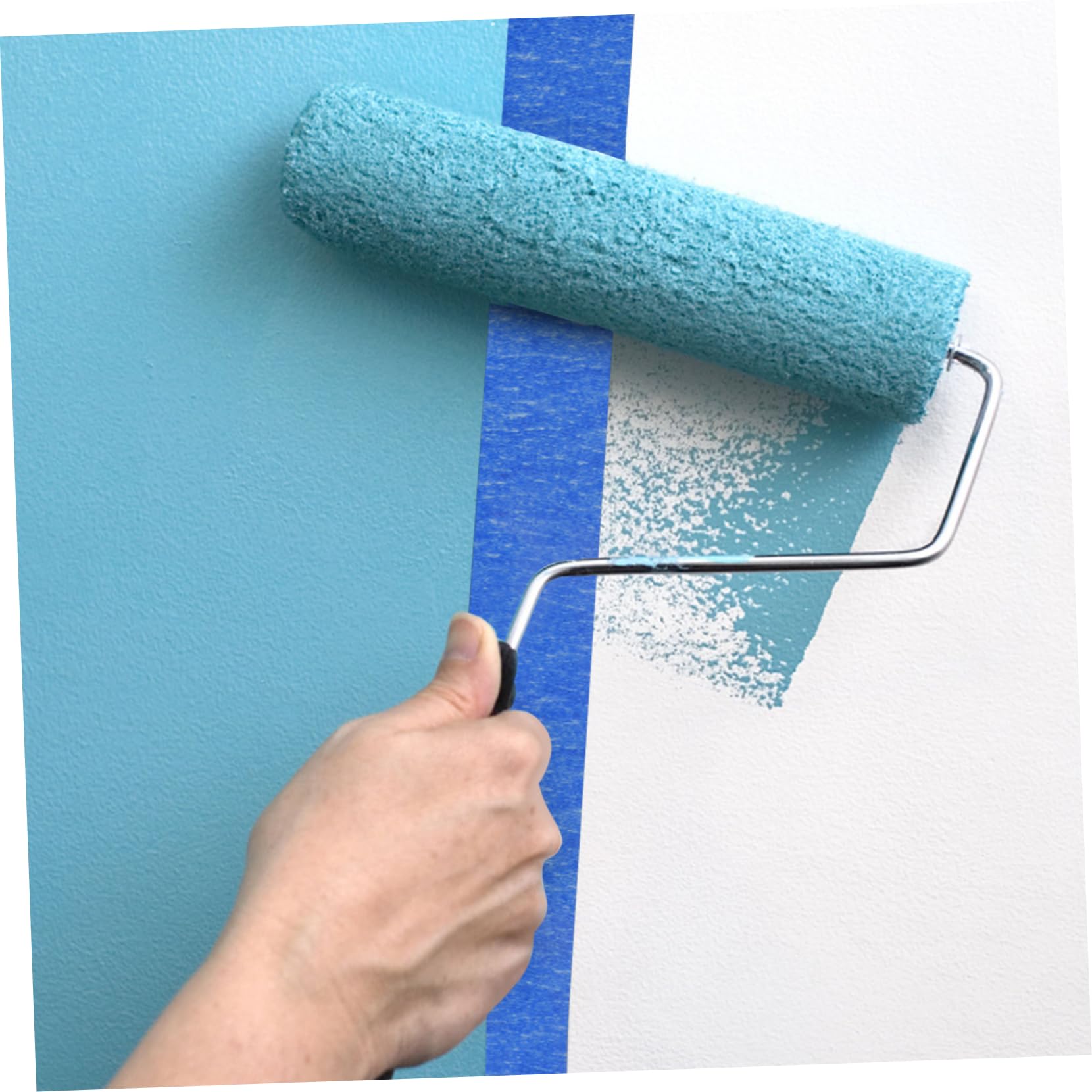 Nastro Adesivo per Pittura 4 Pezzi, Nastro Mascheratura | Carta, Protezione Superficie, Aderisce Bene su Varie Superfici, per Progetto e Pittura in Casa