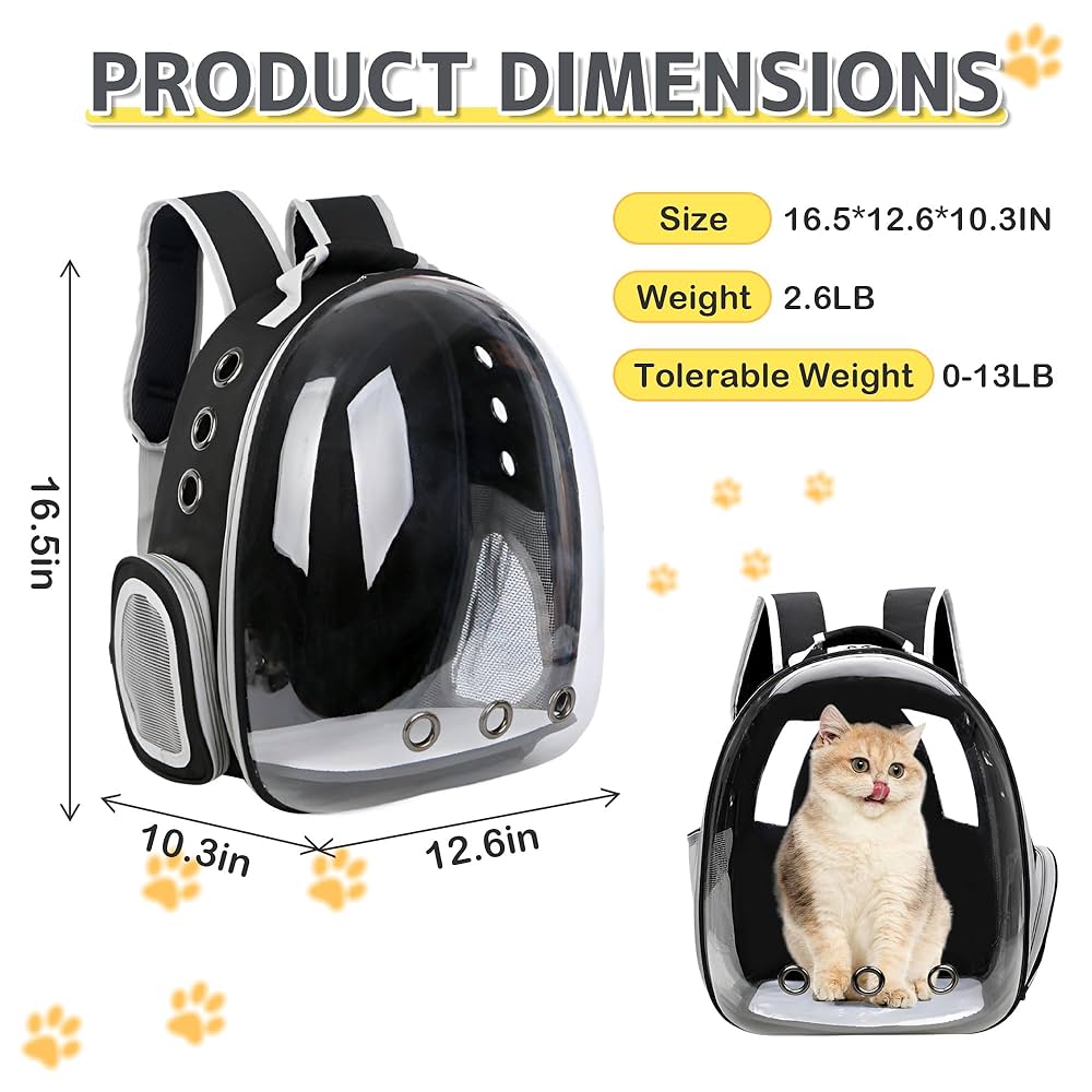 Amazon.com : XZKING Cat Backpack Carrier Bubble Bag