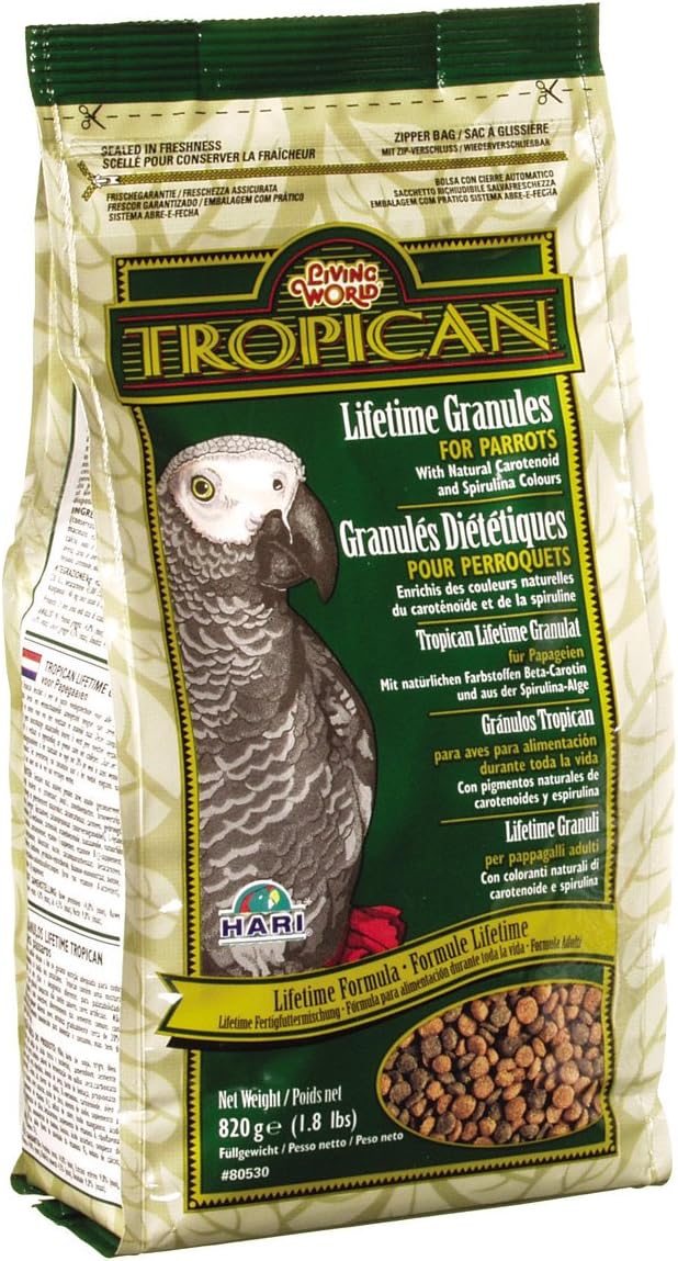 Hari Tropican Bird Food, 1.8 lb Bag