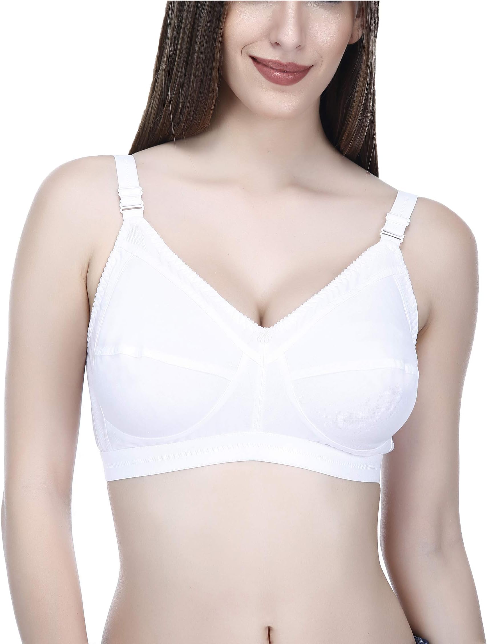 Elina Women's Hosiery Non-Padded Wire Free Regular Bra