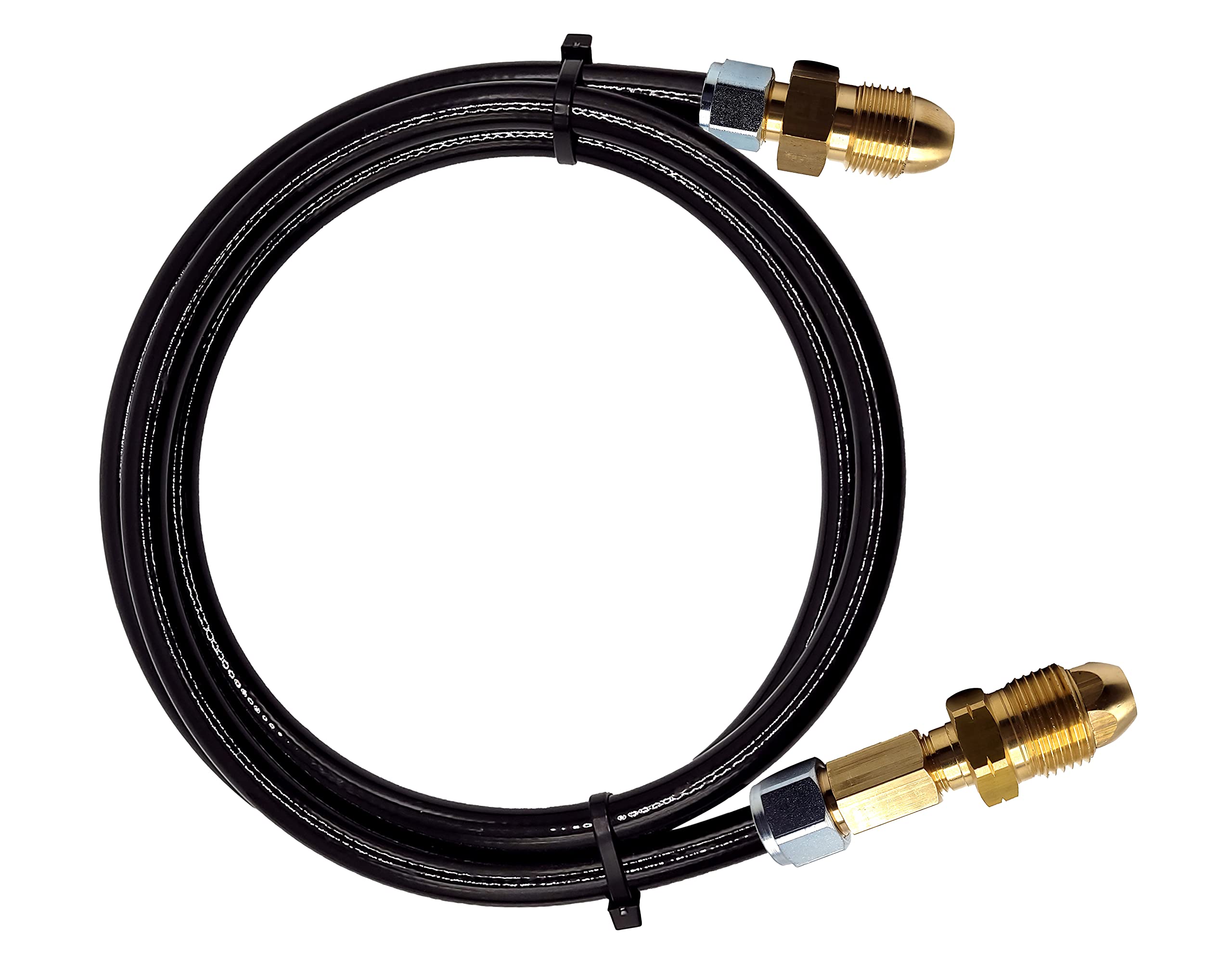 Gomet LPG Dos adaptadores de botella de gas Conectores giratorios con tubo de manguera de 8 mm (3 metros)