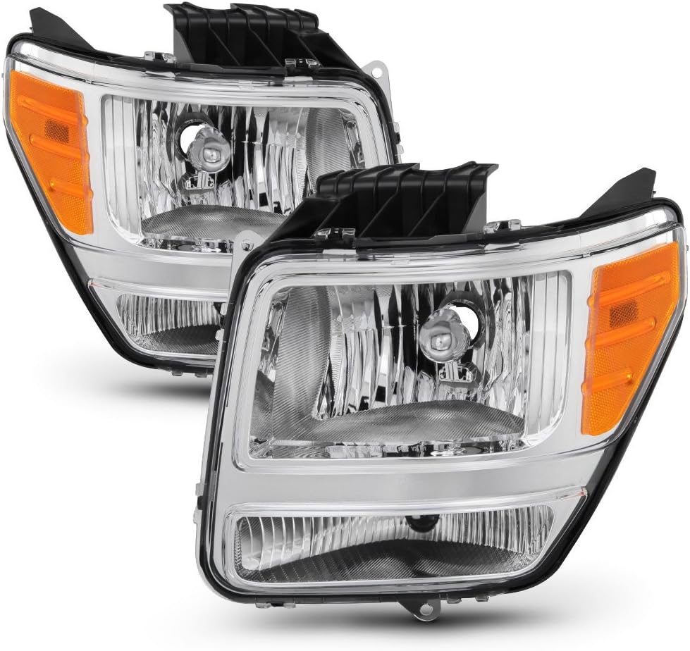 ACANII - For 2007 2008 2009 2010 2011 Dodge Nitro Headlights Headlamps Replacement Driver + Passenger Side