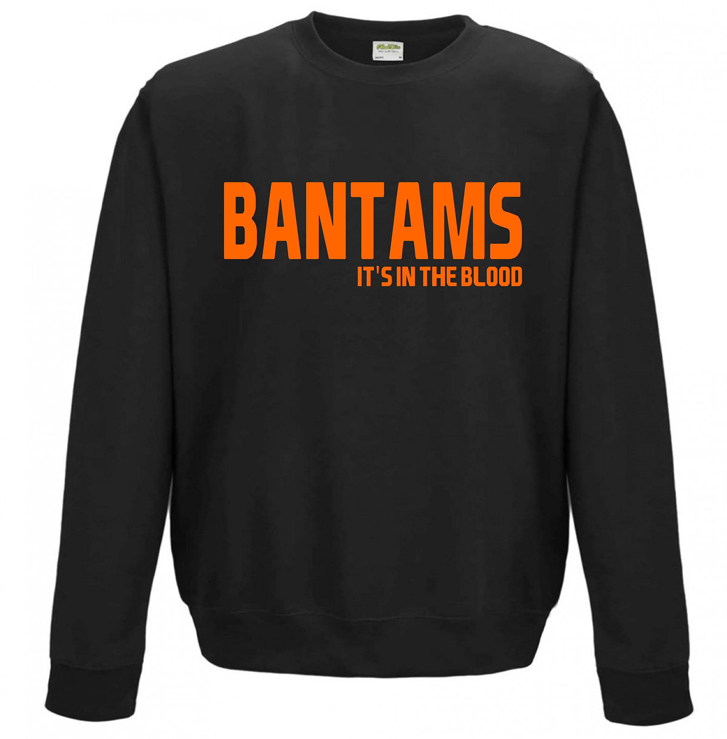Bantams It's in the Blood Bradford City Football Gift Sweatshirt - Top jumper sweater FC Present idea JSW22 (Adult Medium)